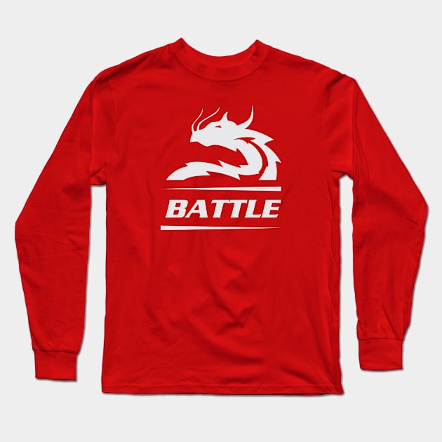 Battle Dragon Long Sleeve T-Shirt by Toogoo